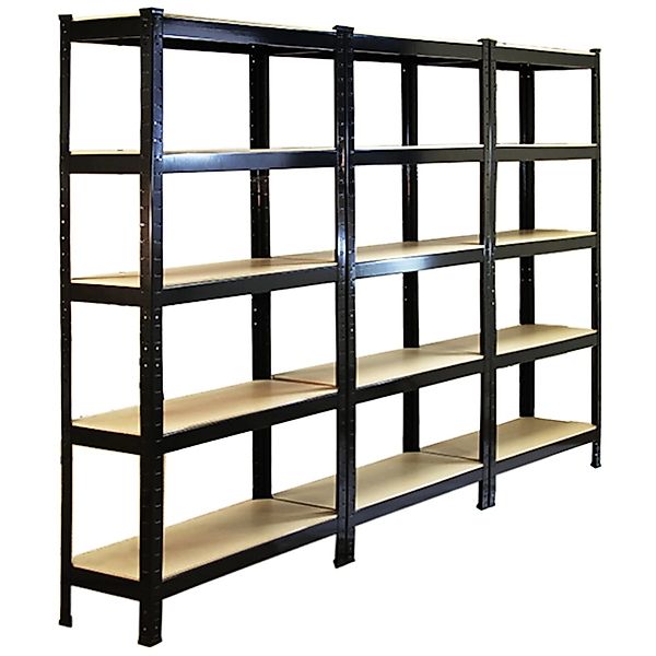Monstershop 3 x Monster Racking T-Rax 75cm Lagerregal Schwarz mit Gratis Gu günstig online kaufen