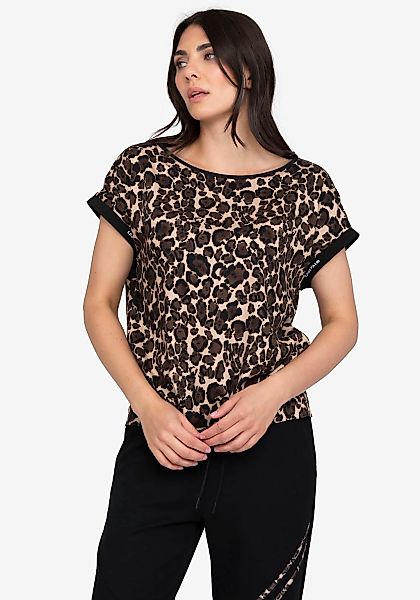 Sportalm Kitzbühel Schlupfbluse mit Animalprint günstig online kaufen