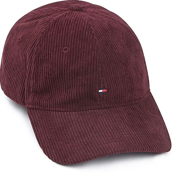 Tommy Hilfiger Cap Corduroy Bordeaux - günstig online kaufen