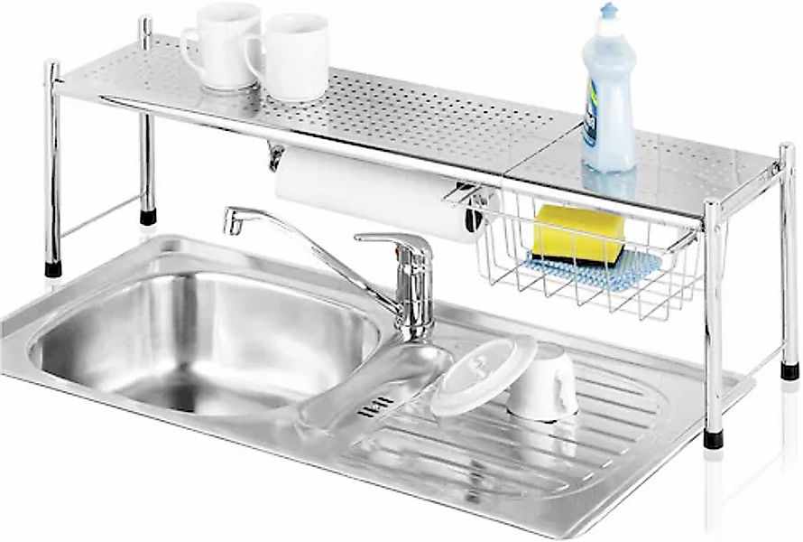 Maximex Küchenregal »Modell EXPANDO«, ausziehbares Spülbeckenregal mit Küch günstig online kaufen