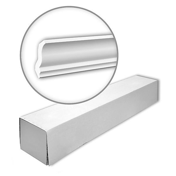 PROFHOME 150105 Eckleisten 1 Karton Set mit 21 Zierleisten 42 m Weiß günstig online kaufen