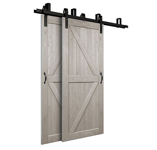 HOME DELUXE Doppelschiebetür SOLIA – Größenauswahl (Komplettset, inkl. Lauf günstig online kaufen