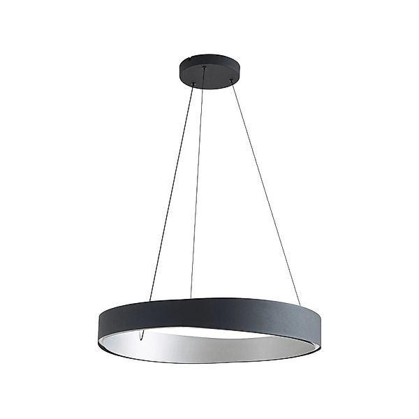 Lucande LED Pendelleuchte Daelor 10043439 Dimmbar Design Modern in Schwarz günstig online kaufen