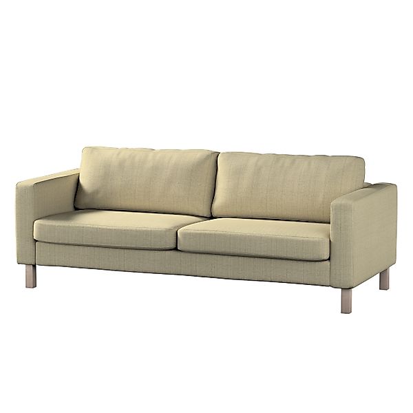 Bezug für Karlstad 3-Sitzer Sofa nicht ausklappbar, kurz, beige-creme, Bezu günstig online kaufen