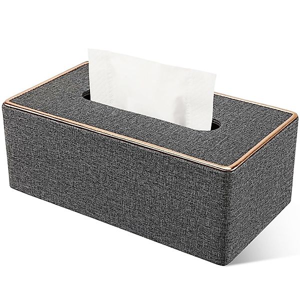 NUODWELL Feuchttücherbox Papiertuchbox Leder Tücherbox Kosmetiktücherbox günstig online kaufen