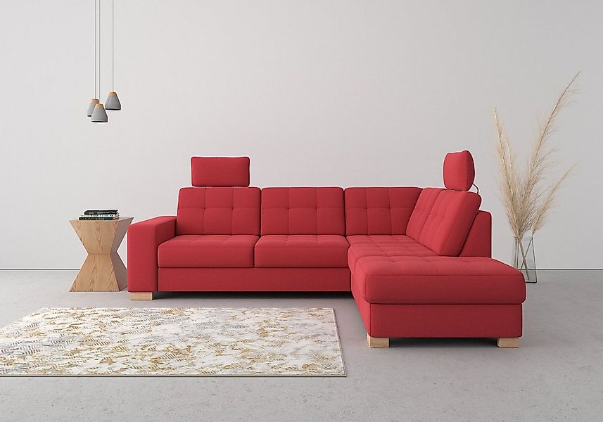 sit&more Ecksofa Quincy L-Form, wahlweise mit Bettfunktion und Bettkasten günstig online kaufen