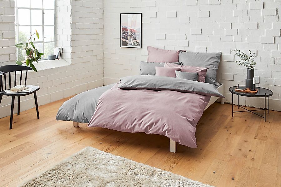 Bruno Banani Wendebettwäsche "Merlin in Gr. 135x200 oder 155x220 cm" 2 Baum günstig online kaufen