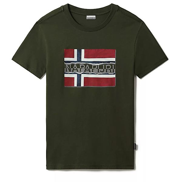 Napapijri Sench Kurzärmeliges T-shirt M Green Depths günstig online kaufen