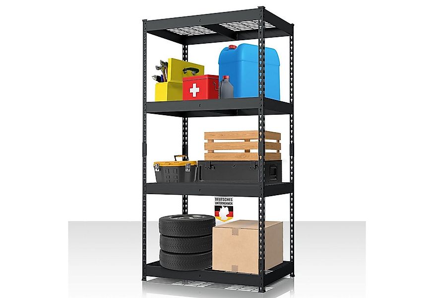 Floordirekt Schwerlastregal Yukon Rivet aus Stahl, belastbar bis zu 1400 kg günstig online kaufen