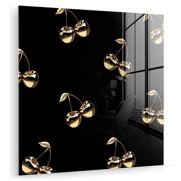 MuchoWow Acrylglasbild Muster - Kirsche - günstig online kaufen