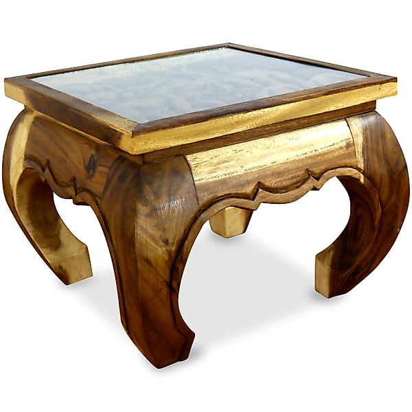 livasia Couchtisch Opiumtisch mit handgefertigter Schnitzerei, günstig online kaufen
