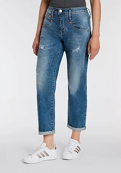 Herrlicher Boyfriend-Jeans "Shyra Tap Organic Denim", mit halbverdeckter Kn günstig online kaufen