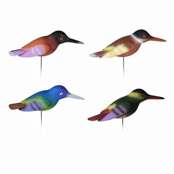 HTI-Living Gartenstecker Set 4-teilig Vogel bunt günstig online kaufen
