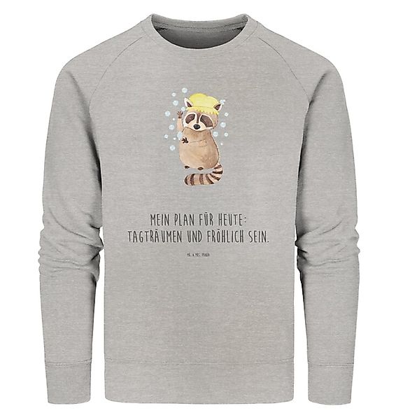 Mr. & Mrs. Panda Longpullover Waschbär Größe S - Heather Grey - Geschenk, S günstig online kaufen