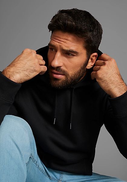 Mans World Kapuzensweatshirt, mit Kämguruhtasche günstig online kaufen