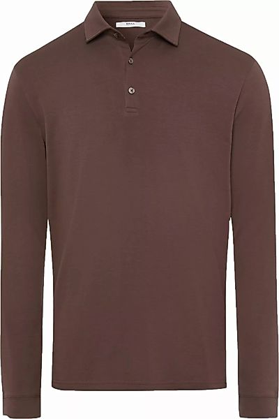 Brax Langarm-Poloshirt Pirlo Braun - Größe 5XL günstig online kaufen