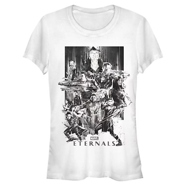 Marvel - Les Éternels - Gruppe Paint Splattered - Frauen T-Shirt günstig online kaufen