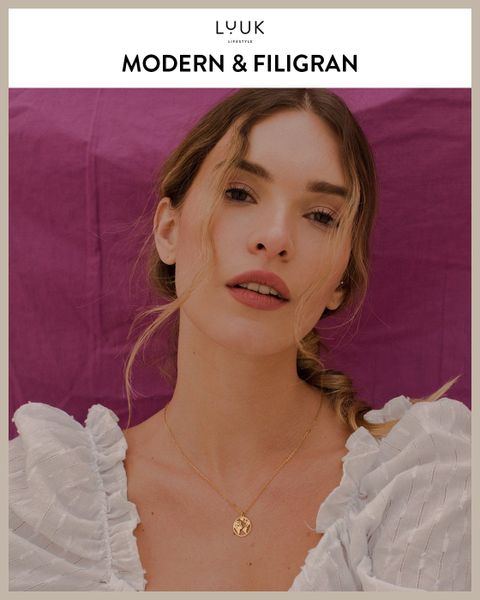 LUUK LIFESTYLE Kette mit Anhänger Weltkarte, günstig online kaufen