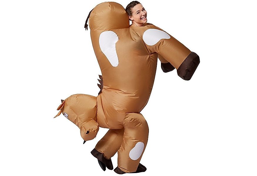 dressforfun Kostüm Selbstaufblasbares Kostüm Pferd, Ideale Verkleidung für günstig online kaufen