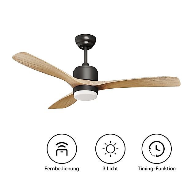 SONNI Deckenventilator Deckenventilator LED Licht Fernbedienung günstig online kaufen
