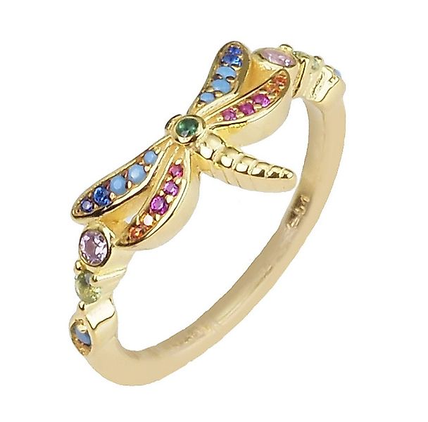 THOMAS SABO Silberring Damen goldfarben TR2383-315-7-54 Ringgröße 54 günstig online kaufen