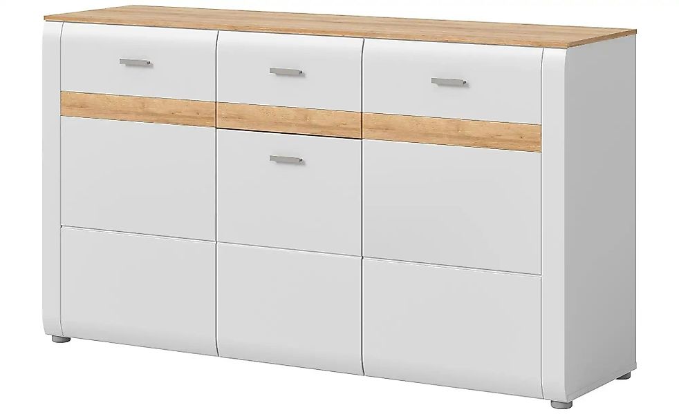 Sideboard  Acate ¦ grau ¦ Maße (cm): B: 150 H: 86 T: 43.0 Kommoden & Sidebo günstig online kaufen