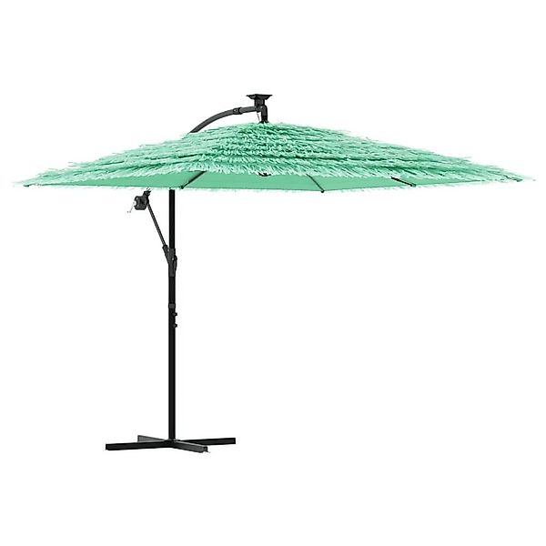 vidaXL Sonnenschirm Sonnenschirm mit Stahlmast Grün günstig online kaufen