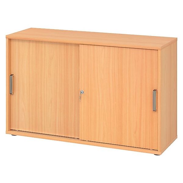 bümö Aktenschrank office Schiebetürenschrank Dekor: Buche - Griffe: Streife günstig online kaufen