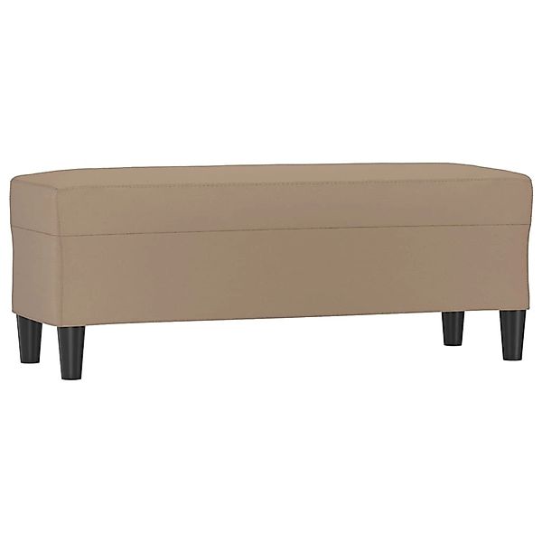 vidaXL Sitzbank Cappuccino-Braun 100x35x41 cm Kunstleder 349420 günstig online kaufen
