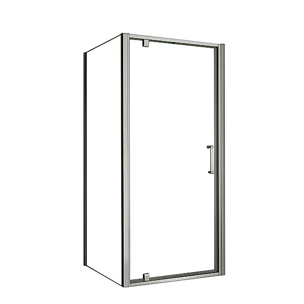 AICA Duschkabine 80x185cm Duschabtrennung Pendeltür Schwingtür mit 70cm Sei günstig online kaufen