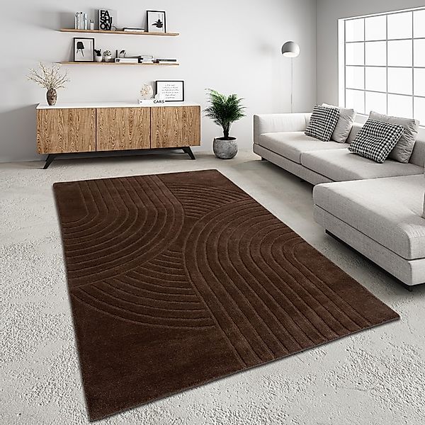 my home Wollteppich Gabbo Design, Handweb günstig online kaufen