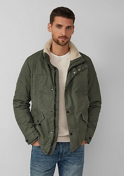 s.Oliver Funktionsjacke Outdoor-Jacke Wattierte Utility-Jacke mit Stehkrage günstig online kaufen