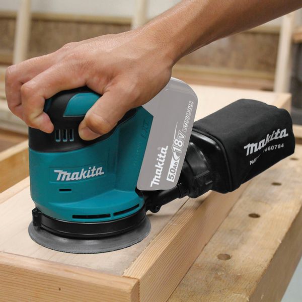 Makita Akku-Exzenterschleifer DBO180Z, 2,8 mm Schwingkreis, günstig online kaufen