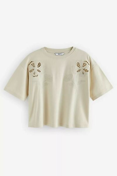 Next T-Shirt T-Shirt mit Zierausschnitt (1-tlg) günstig online kaufen