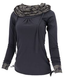 Guru-Shop Longsleeve Longshirt aus Bio-Baumwolle, Boho günstig online kaufen