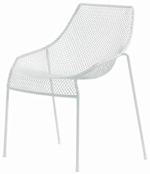 Stapelbarer Stuhl Heaven metall weiß - Emu - Weiß günstig online kaufen