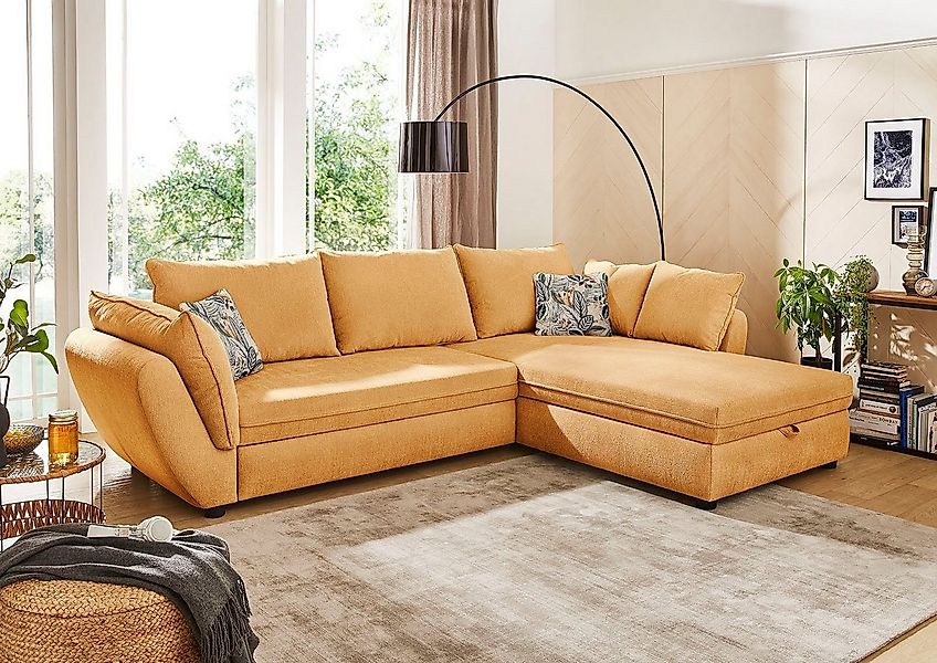 Jockenhöfer Gruppe Ecksofa Jerez L-Form, mit Bett-und Relaxfunktion,Staurau günstig online kaufen