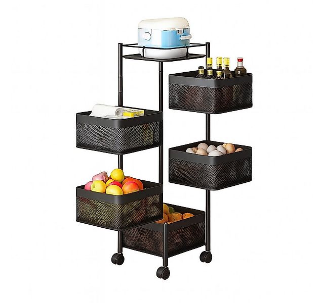 Divit Küchenwagen Küchenwagen auf Rollen 6 Ablagen, (1 St) günstig online kaufen