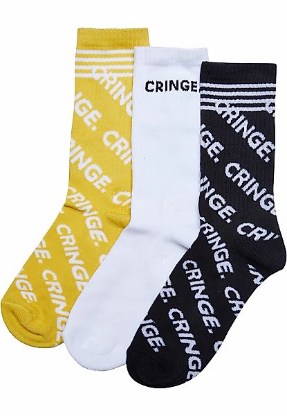 MisterTee Basicsocken "MisterTee Unisex Cringe Socks 3-Pack" 1 Paar tlg. günstig online kaufen