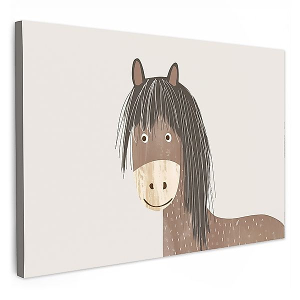 OneMillionCanvasses® Leinwandbild Pferd - Tiere - günstig online kaufen