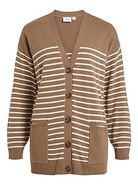 Vila Jerseykleid VISUZA L/S STRIPE KNIT CARDIGAN/LD günstig online kaufen