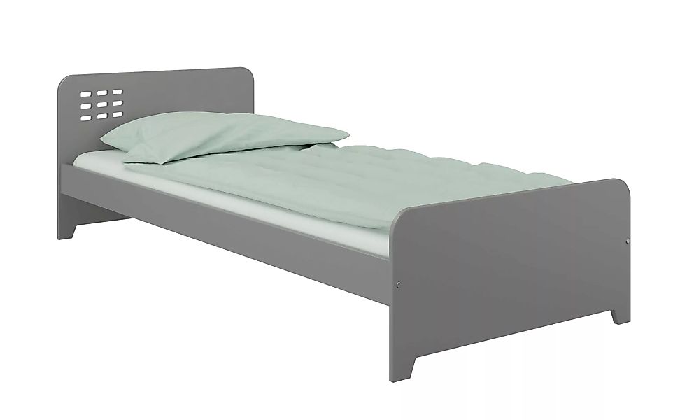 Einzelbett  Loke - grau - 97 cm - 67 cm - Sconto günstig online kaufen
