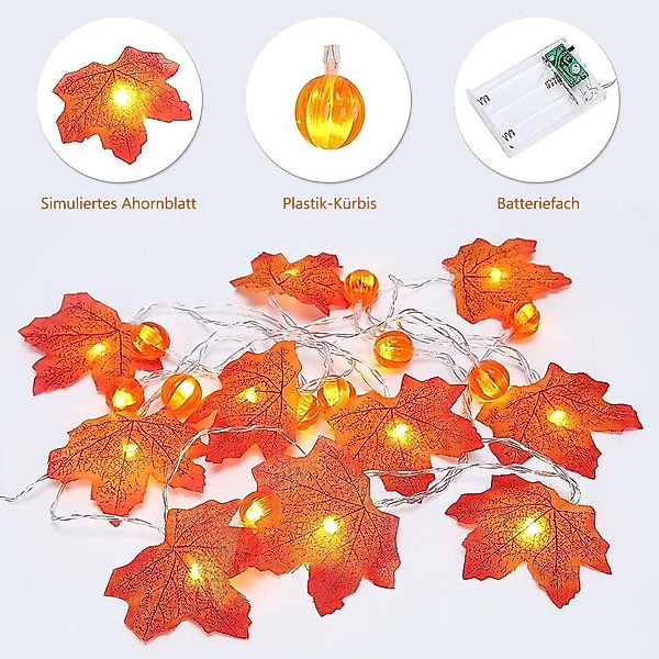 MUPOO LED-Lichterkette LED Nachtlicht Halloween Deko, günstig online kaufen