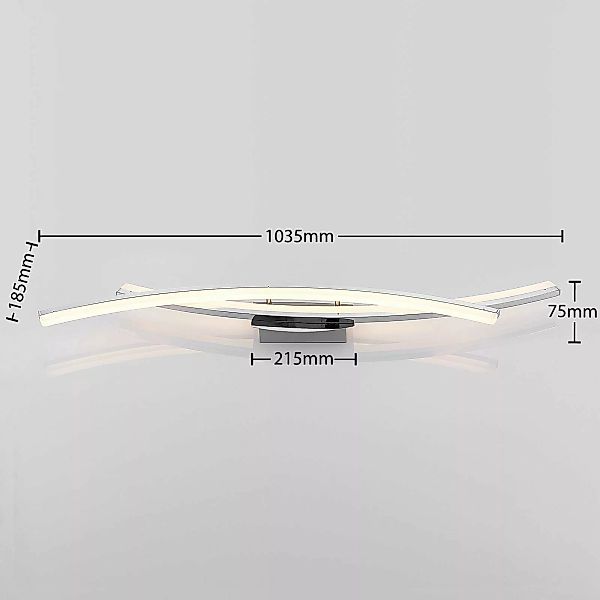 Lindby Elarit LED-Deckenleuchte, verchromt günstig online kaufen