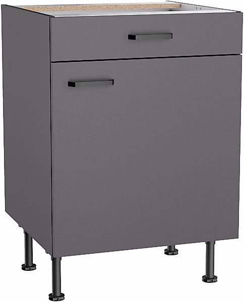 KOCHSTATION Unterschrank "KS-Paula" 60 cm breit, 87 cm hoch, mit 1 Schubkas günstig online kaufen