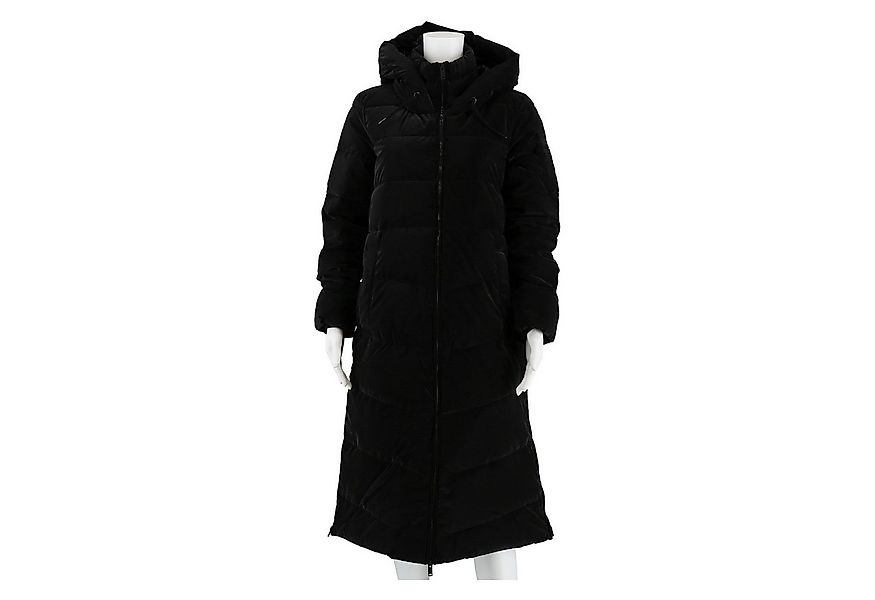 CMP Wintermantel Coat Fix Hood (Glanzeffekt, wattiert, warm) schwarz Damen günstig online kaufen