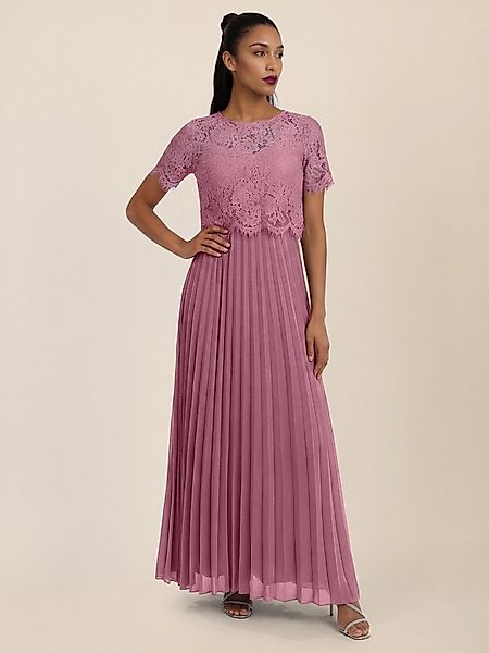 Apart Abendkleid mit Spitzenoberteil und Plisseerock günstig online kaufen