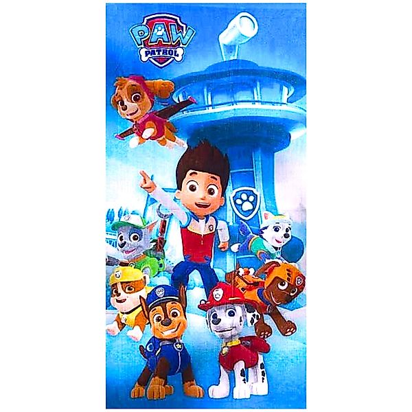 PAW PATROL Badetuch PAW Zentrale, Baumwolle, günstig online kaufen