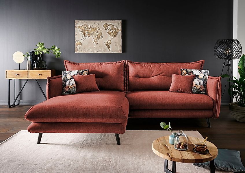 INOSIGN Ecksofa Lazio modernes Design, bequem, günstig online kaufen
