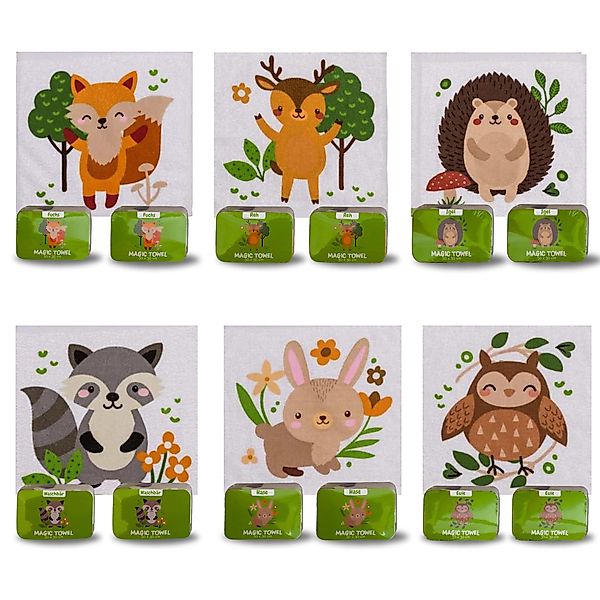Bada Bing Handtuch Magisches Handtuch Waldtiere günstig online kaufen